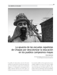 La apuesta de las escuelas zapatistas de Chiapas por