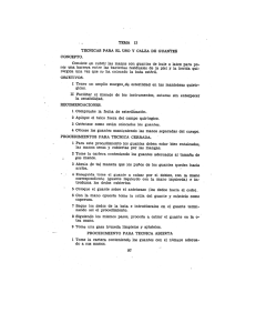 tema 13 técnicas para el uso y calza de guantes