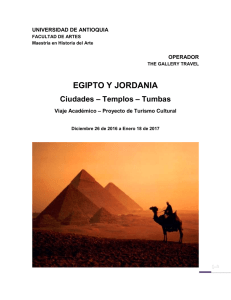 egipto y jordania - Universidad de Antioquia