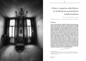 Gótico y espacios suburbanos en la literatura posmoderna - E