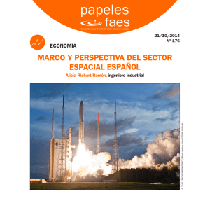 economía marco y perspectiva del sector espacial español