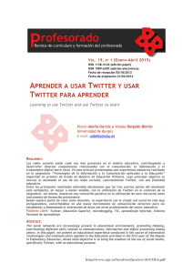 aprender a usar twitter y usar twitter para aprender