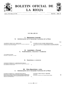 Page 1 BOLETIN OFICIAL DE LA RIO JA Año XII.— Núm. 33