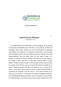 Gabriel García Márquez - Biblioteca Virtual Universal
