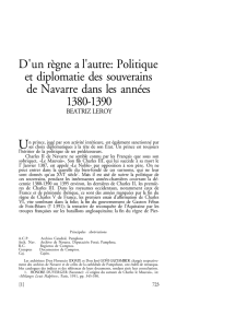 D`un règne a l`autre: Politique et diplomatie des souverains de