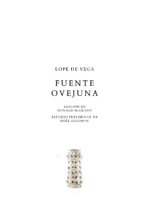 Fuenteovejuna Lope de Vega