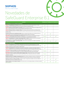 Novedades de SafeGuard Enterprise 6.1