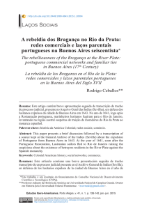 A rebeldia dos Bragança no Rio da Prata