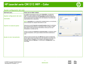 HP LaserJet CM1312 MFP Series - Color Tasks