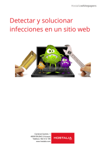 Detectar y solucionar infecciones en un sitio web