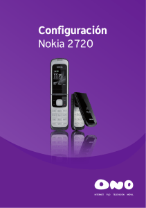 Configuración Nokia 2720