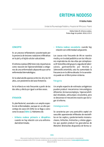 eritema nodoso - Asociación Española de Pediatría