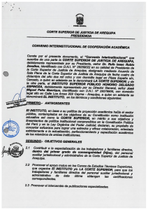 corte superior de justicia de arequipa presidencia