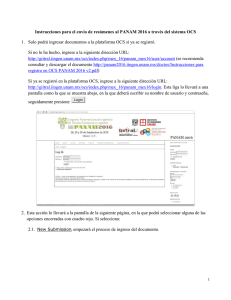 Instrucciones para el envío de resúmenes al PANAM 2016 a través