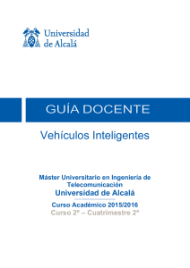 Vehículos Inteligentes - Universidad de Alcalá