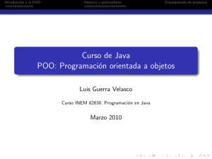 Curso de Java POO: Programación orientada a objetos