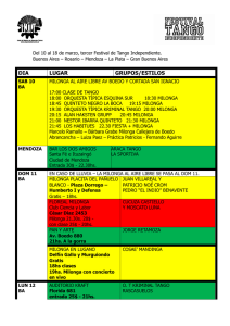 programación completa del festival