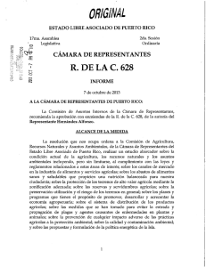 CÁMARA DE REPRESENTANTES R. DE LA C. 628