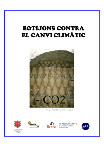 BOTIJONS CONTRA EL CANVI CLIMÀTIC