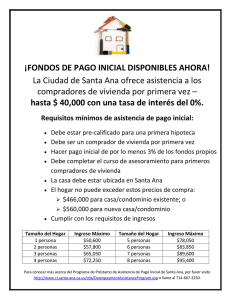 ¡FONDOS DE PAGO INICIAL DISPONIBLES