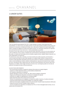2 junior suites - Hotel Chavanel