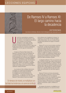 De Ramses Iv a Ramses xI: El largo camino hacia la decadencia
