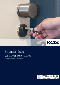 Sistemas Kaba de llaves reversibles