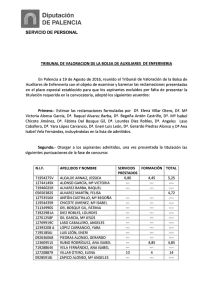 Page 1 Diputació ¿cia SERVICIO DE PERSONAL TRIBUNAL DE