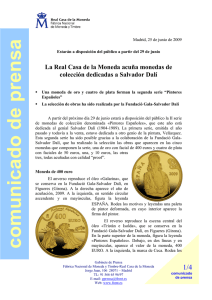 La Real Casa de la Moneda acuña monedas de colección