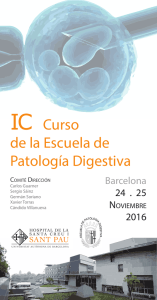 IC Curso de la Escuela de Patología Digestiva