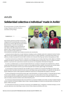 Solidaridad colectiva e individual made in Avilés