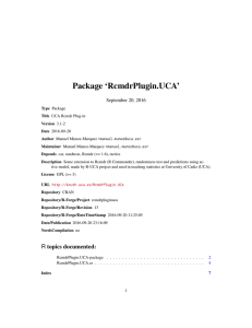 Package `RcmdrPlugin.UCA`