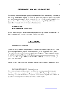 el bautismo - Hispanics for Christ