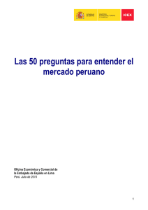 Las 50 preguntas para entender el mercado peruano