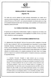 Page 1 @ ORGANIZAClÓN Ú}ITORAL Consejo Nac:onal Electoral