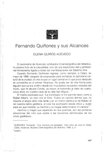 Fernando Quiñones y sus Alcances