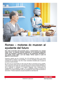 Romeo – motores dc mueven al ayudante del futuro