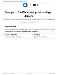 Reemplazo DualShock 4 Joystick analógico derecho