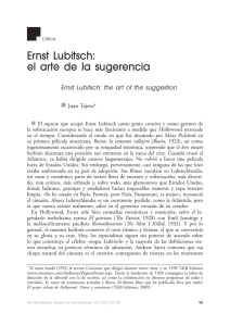 Ernst Lubitsch: el arte de la sugerencia