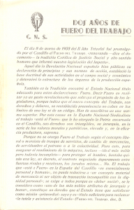 El día 8 de marzo de 1958 del ll Año Triunfal fue promulga