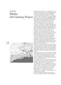 El Proyecto Puerta de Rijeka