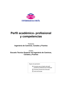 Perfil académico- profesional y competencias