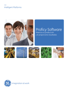 Proficy Software - GE Intelligent Platforms