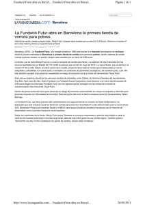 Lee la noticia publicada en La Vanguardia digital
