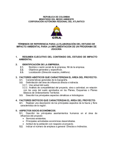 Terminos de Referencia - Corporación Autónoma Regional del