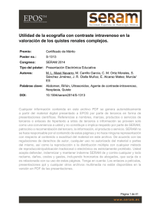 Utilidad de la ecografía con contraste intravenoso en la valoración