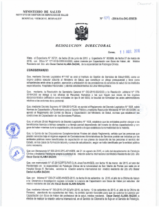Page 1 MINISTERIO DE SALUD NSTITUTO DE GESTION DE
