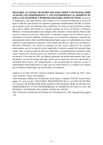 militares. la causal de retiro por edad limite o inutilidad, debe