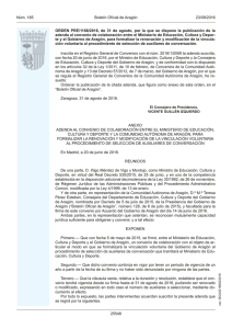 ORDEN PRE/1188/2016, de 31 de agosto, por la que se dispone la