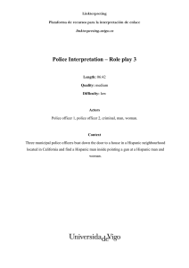 Police Interpretation – Role play 3